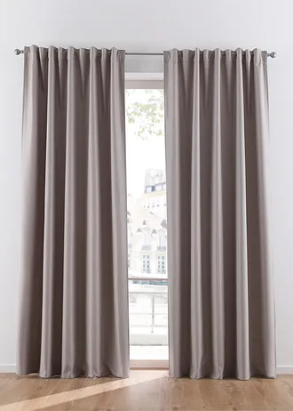 Draperie termo, disponibilă și la dimensiune extralungă (1 buc.) • greige • magazin bonprix