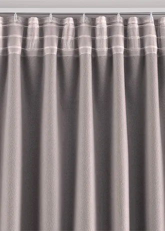 Draperie termo, disponibilă și la dimensiune extralungă (1 buc.) • greige • magazin bonprix