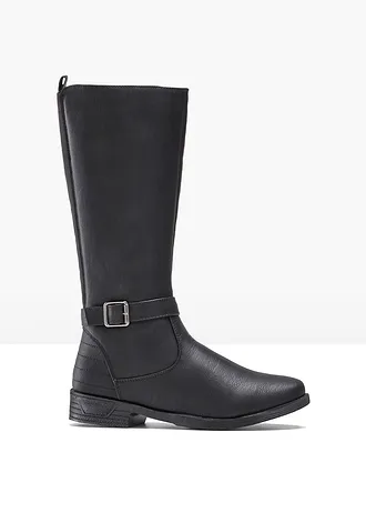 Laarzen met brede schacht • zwart • bonprix online shop