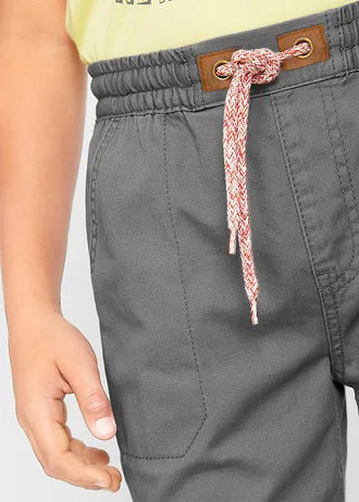 Jongens thermobroek met zachte voering van katoen, regular fit, Kleur: rookgrijs