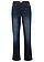 Thermojeans mid waist, straight, Kleur: donkerblauw used