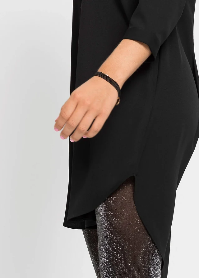 Robe-chemise à col boutonné • noir • product-page.page-title-suffix