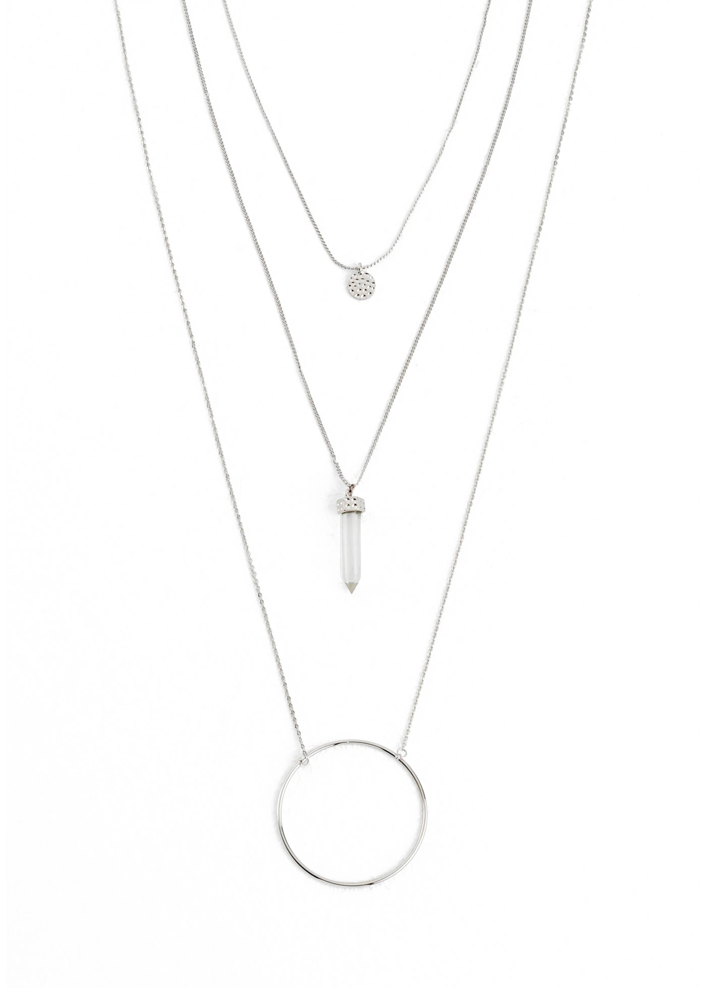 Souprava řetízků (3dílná) • stříbrné tóny • bonprix obchod