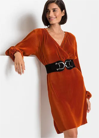 Centură elastică cu cataramă aparte • negru • magazin bonprix