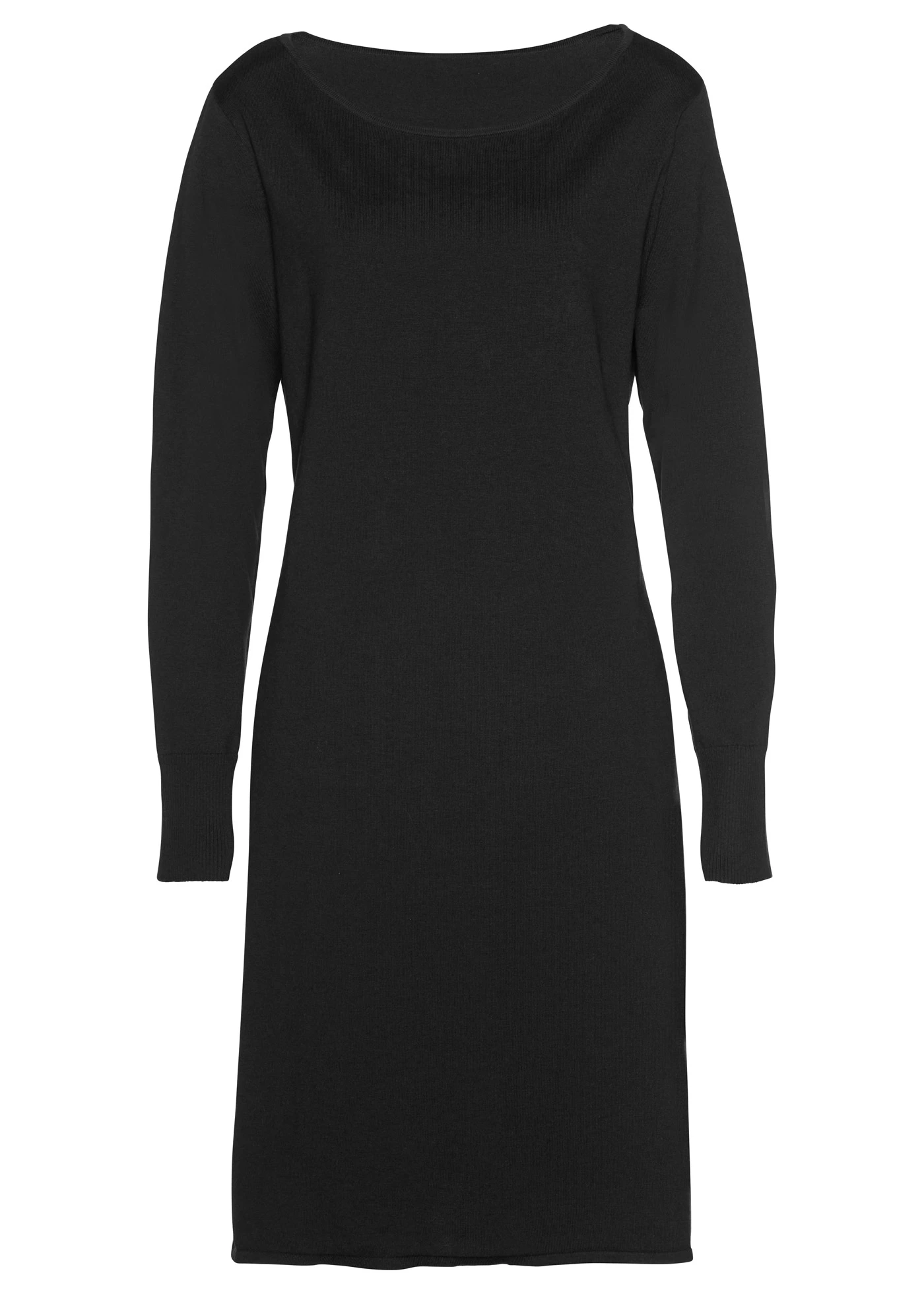 Gebreide jurk • zwart • bonprix online shop