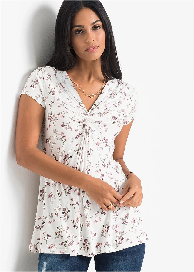 T-shirt en viscose extensible