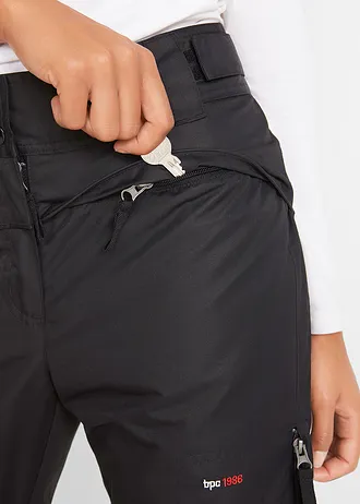 Lyžařské funkční termo kalhoty, voděodolné • černá • bonprix obchod