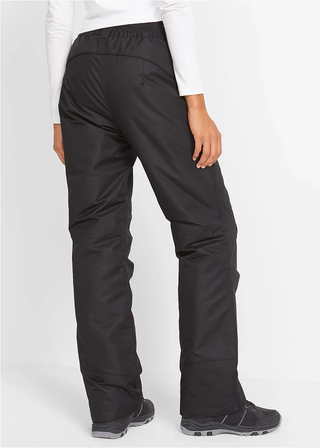 Pantalon de ski thermique et déperlant, Couleur: noir