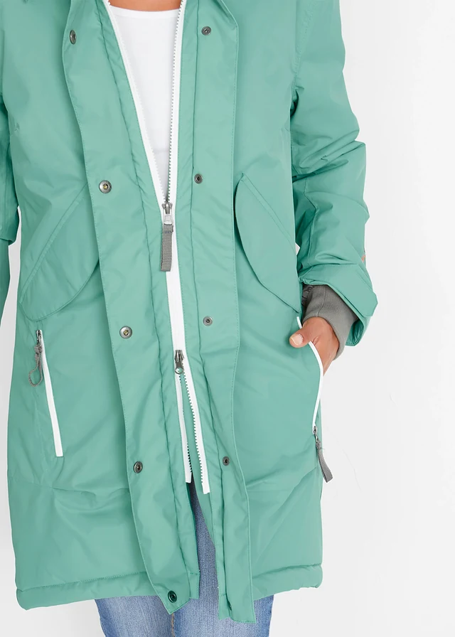 Manteau technique imperméable • vert sauge • product-page.page-title-suffix