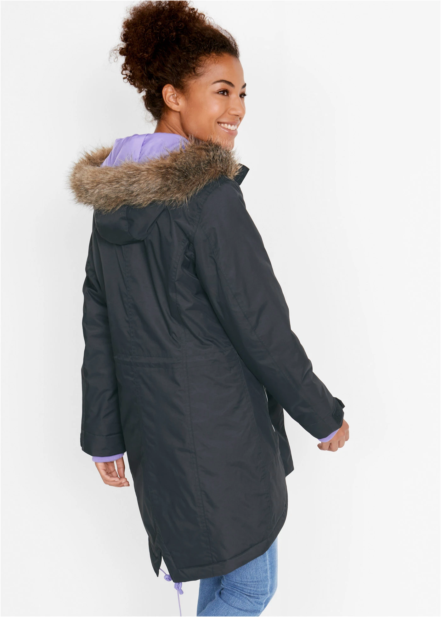 Parka outdoor imperméable • noir • Boutique bonprix