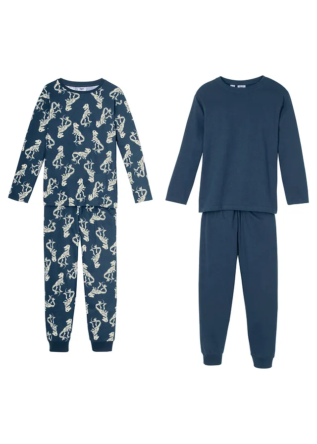 Set de două pijamale cu 4 piese