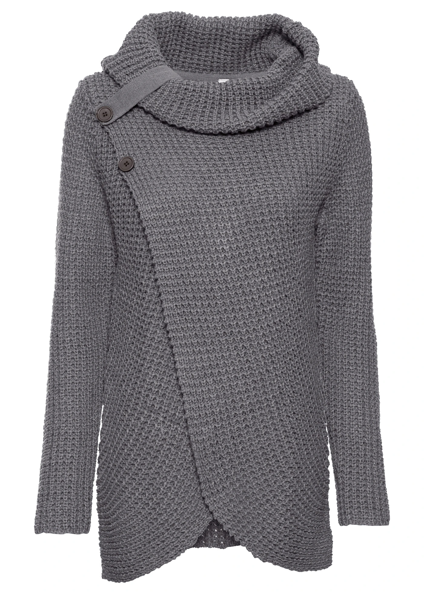 Grof gebreide trui • donkergrijs gemêleerd • bonprix online shop