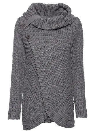 Grof gebreide trui • donkergrijs gemêleerd • bonprix online shop