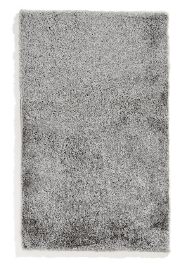 Badmat van bijzonder zacht materiaal, Kleur: zilverkleur