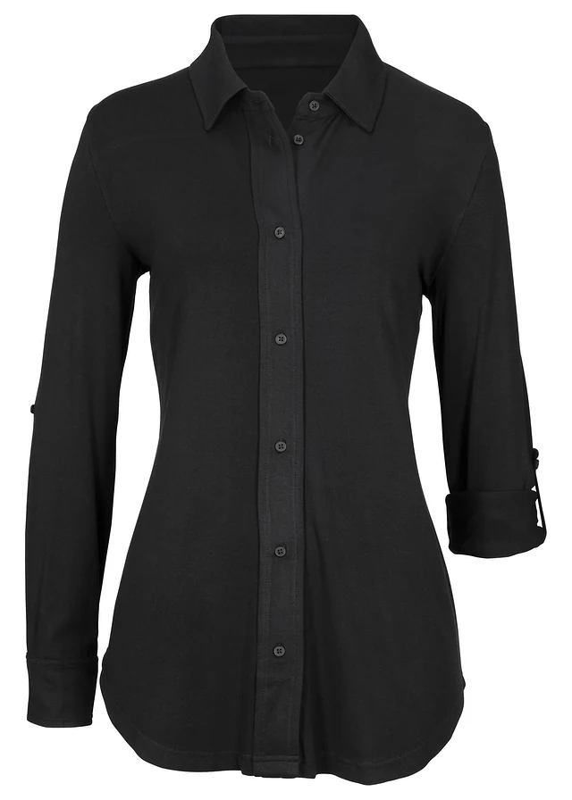 Jersey blouse, lang
