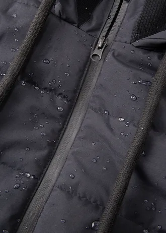Funkční outdoorový kabát s prošíváním, vodoodpudivý • černá • bonprix obchod