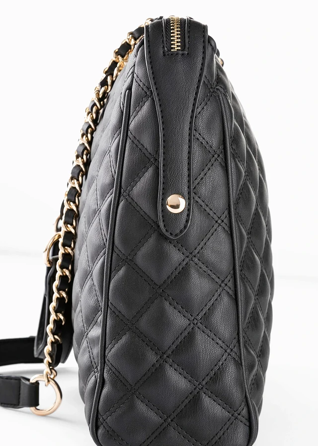 Shopper, Kleur: zwart/goudkleur