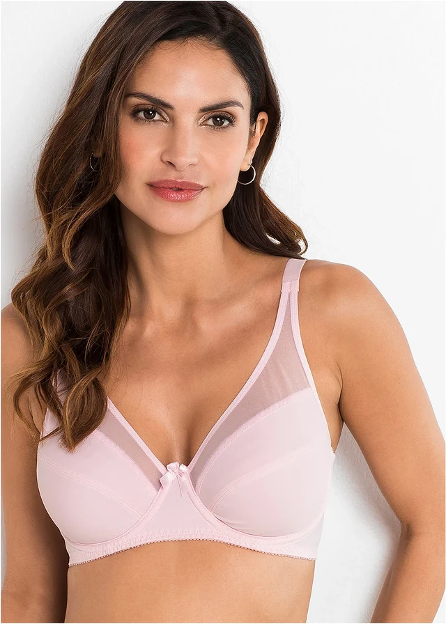 Beugel bh met mesh (set van 2) • zacht roze+donkerblauw • product-page.page-title-suffix