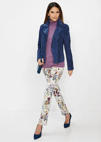 Leren jas • donkerblauw • bonprix online shop