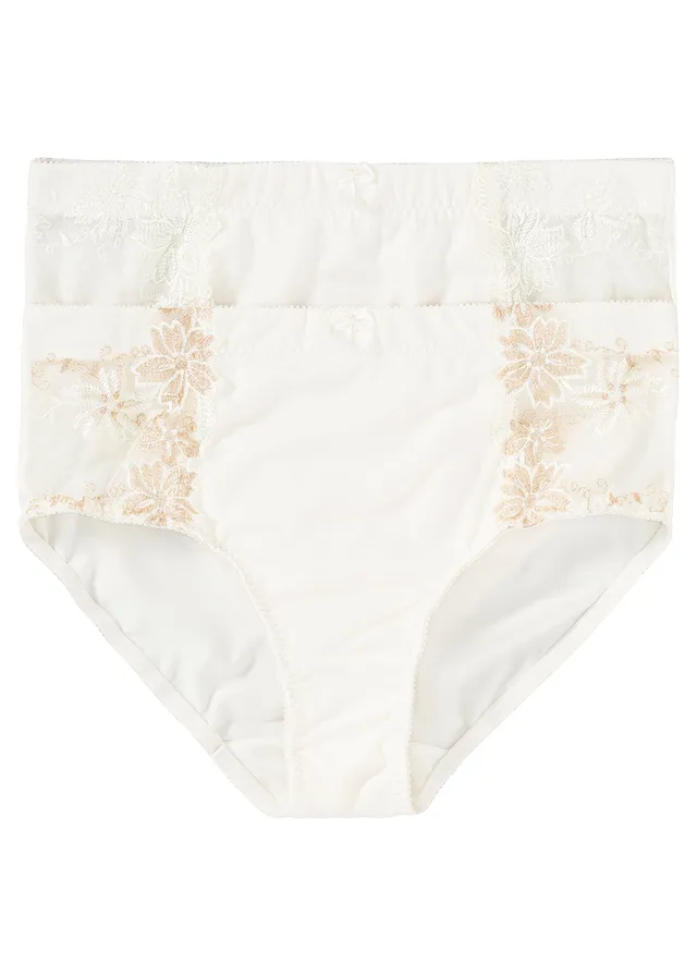 Chilot shape cu broderie (set/2 buc.)