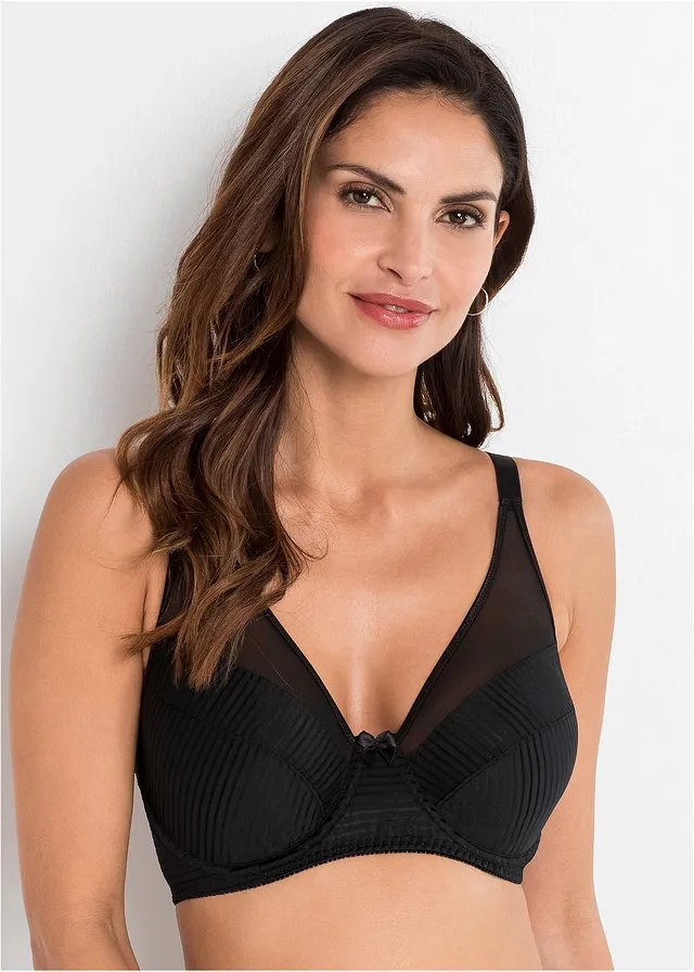 Minimizer bh met mesh • zwart • bonprix online shop