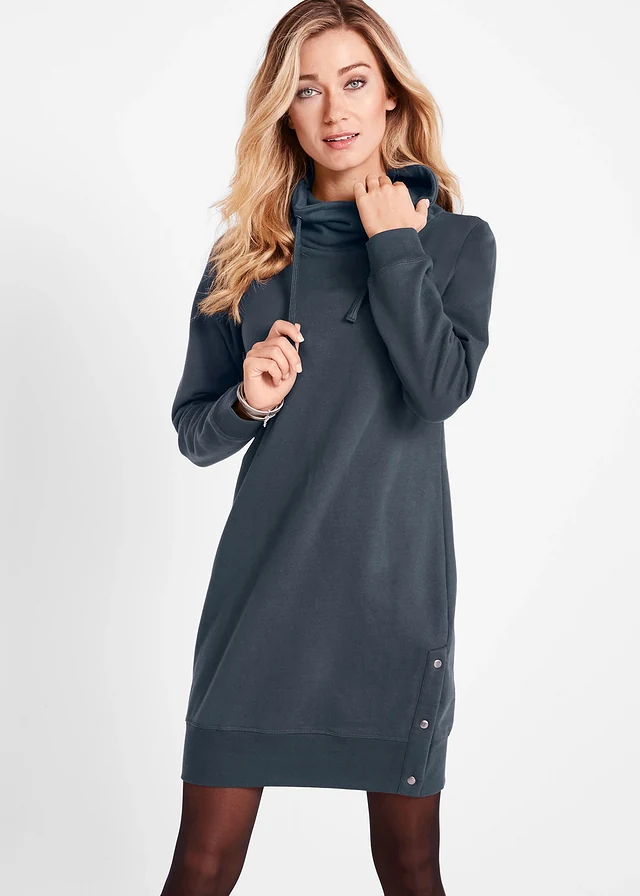 Robe en molleton 100% coton • bleu nuit • product-page.page-title-suffix
