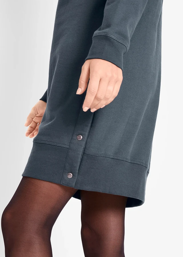 Robe en molleton 100% coton • bleu nuit • product-page.page-title-suffix