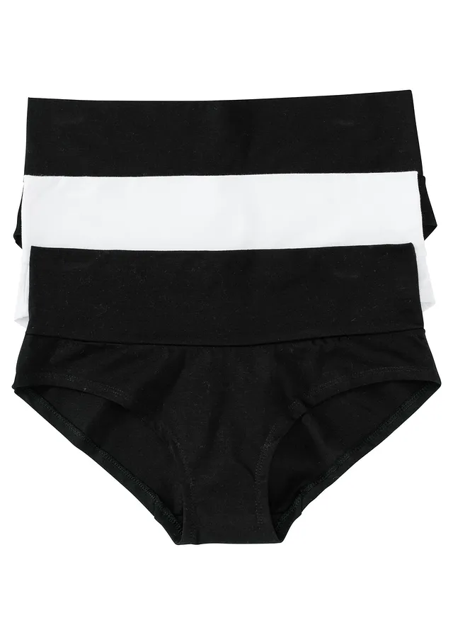 Panty de gravide cu bumbac organic (set/3 buc.)