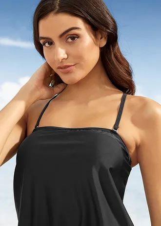 Tankini oversize à bretelles amovibles (ens. 2 pces) • noir • Boutique bonprix