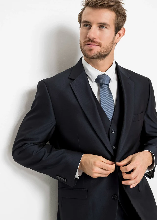 Pak met gilet en stropdas, regular fit (4-dlg. set) • donkerblauw • product-page.page-title-suffix