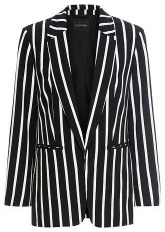 Sacou • negru/ecru dungat • magazin bonprix