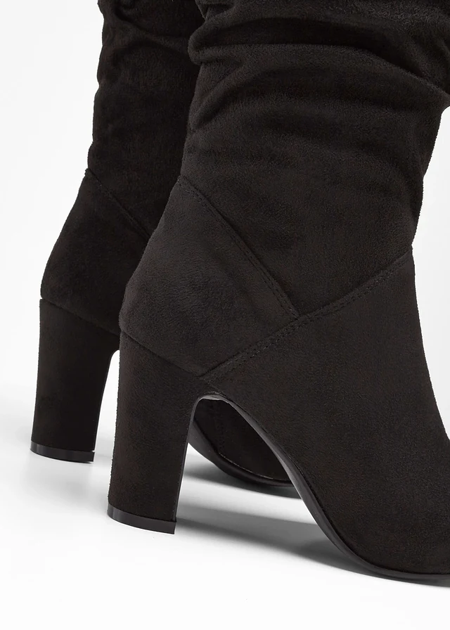 Bottes froncées, Couleur: noir