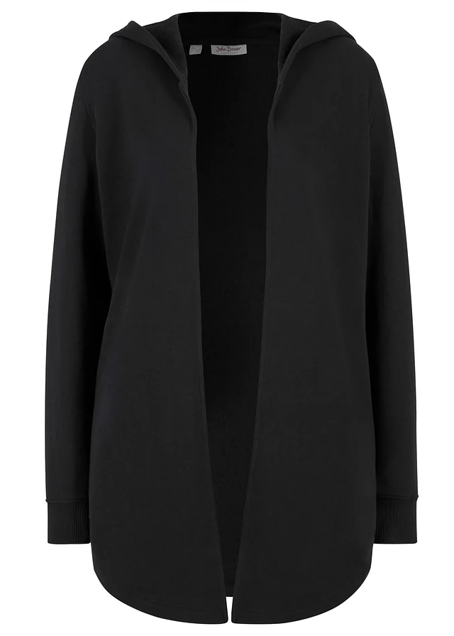 Gilet long et ouvert en sweat