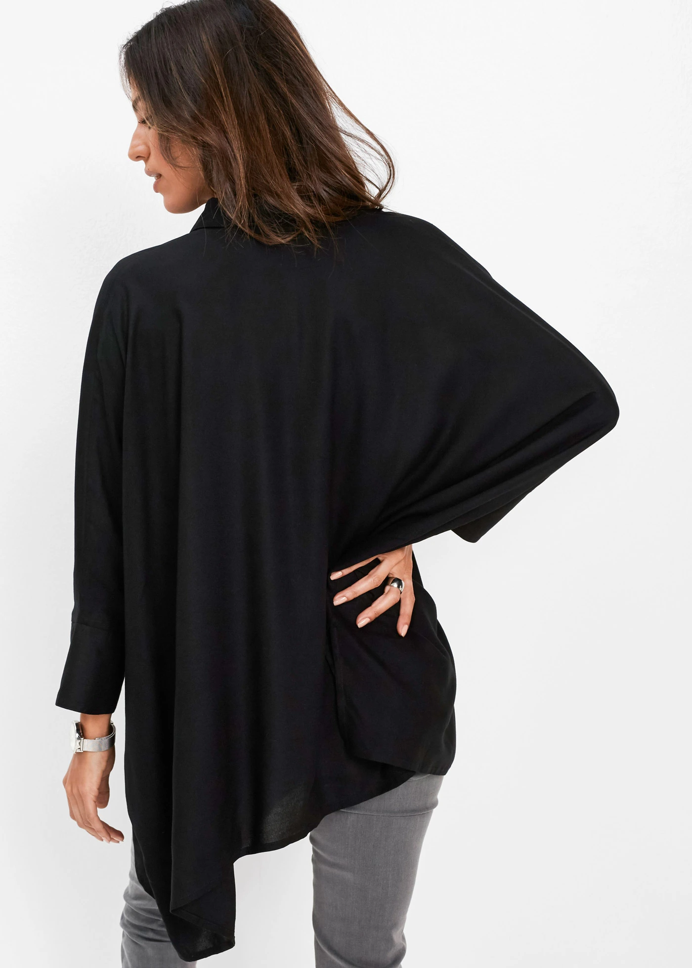 Chemisier oversize • noir • product-page.page-title-suffix