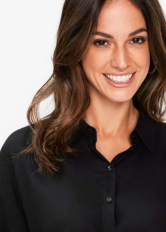 Oversized blouse • zwart • bonprix online shop