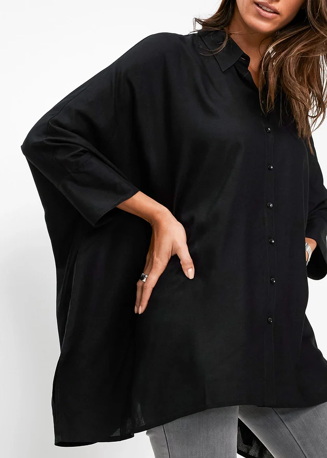 Chemisier oversize • noir • product-page.page-title-suffix
