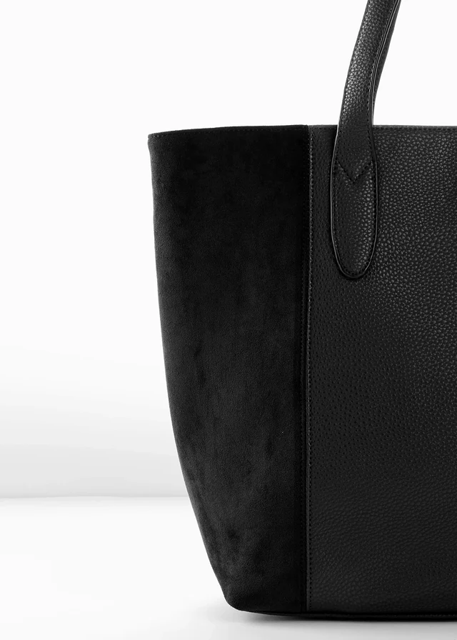 Grand cabas bi-matière • noir • product-page.page-title-suffix