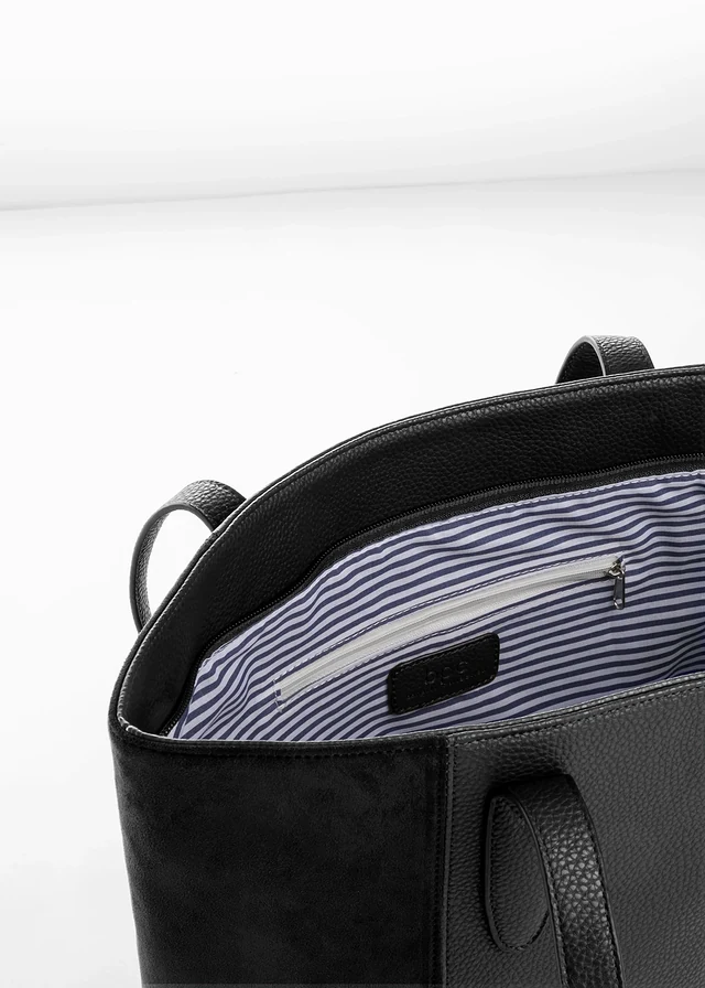 Grand cabas bi-matière • noir • product-page.page-title-suffix