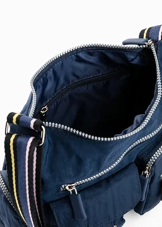 Geantă de umăr cu buzunare exterioare • bleumarin • magazin bonprix