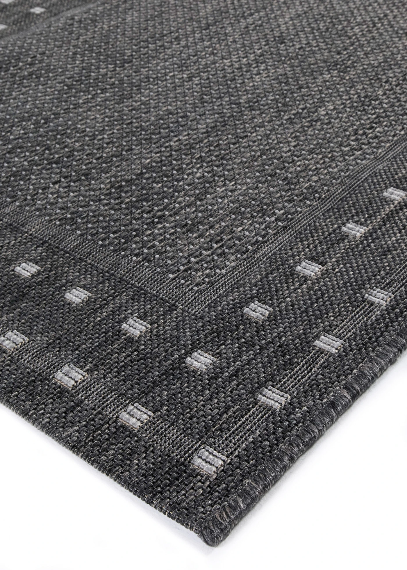 Binnen- en buitenloper met boord • antraciet • bonprix online shop