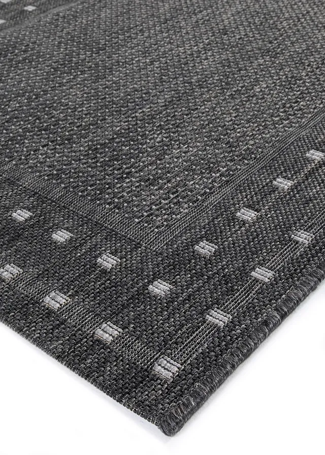 Binnen- en buitenloper met boord • antraciet • bonprix online shop