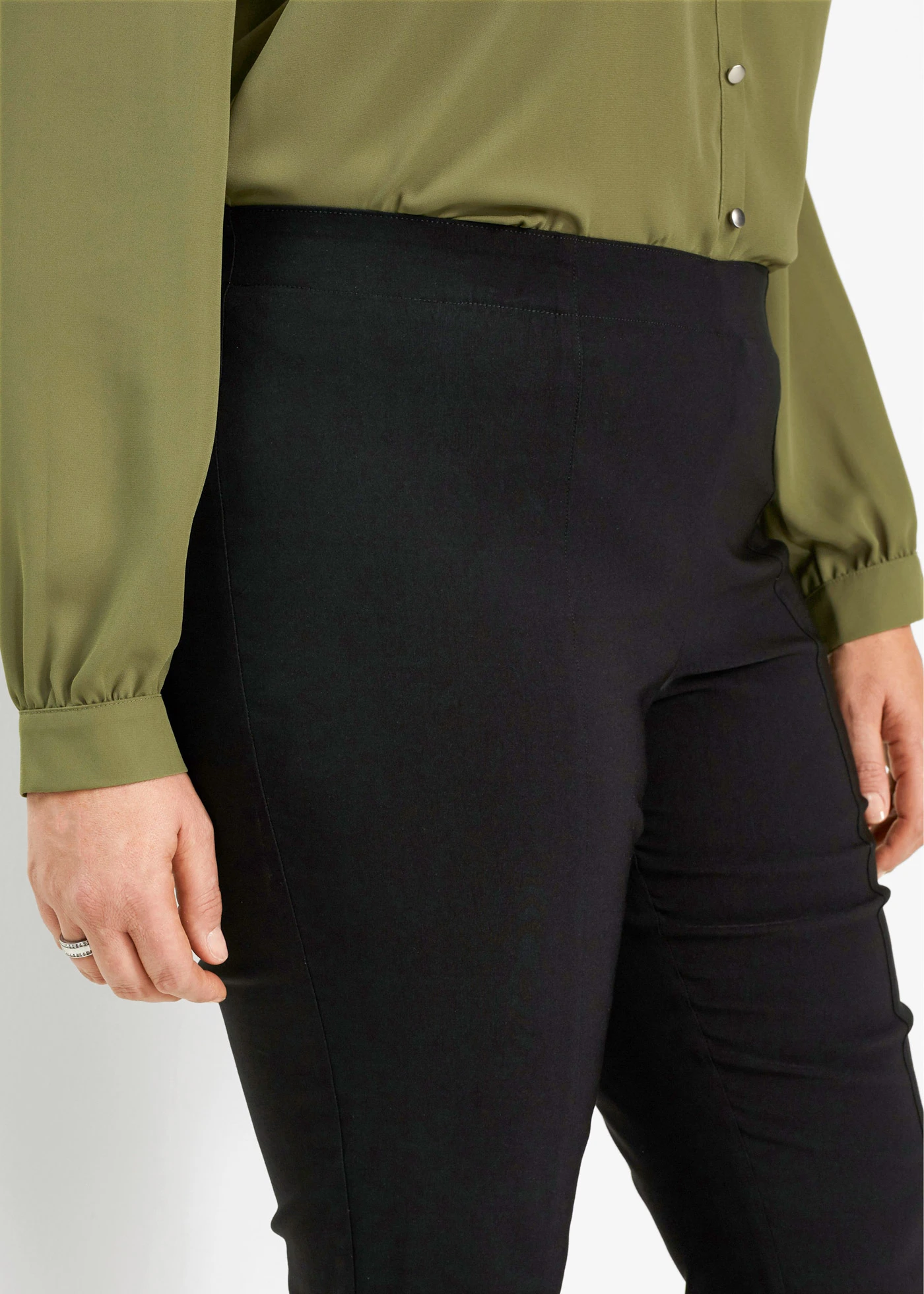 Stretch broek • zwart plus size • product-page.page-title-suffix
