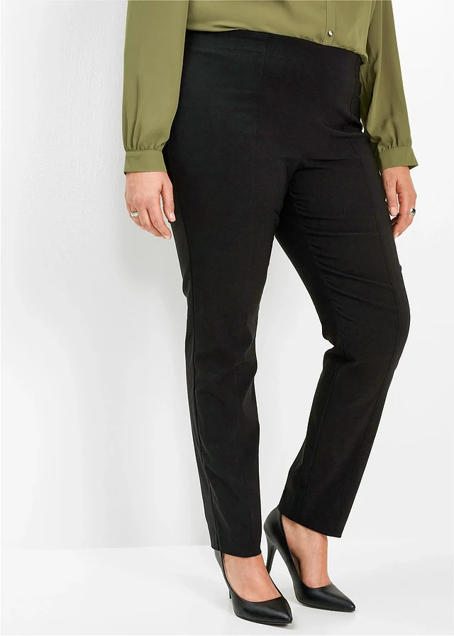 Stretch broek • zwart plus size • product-page.page-title-suffix