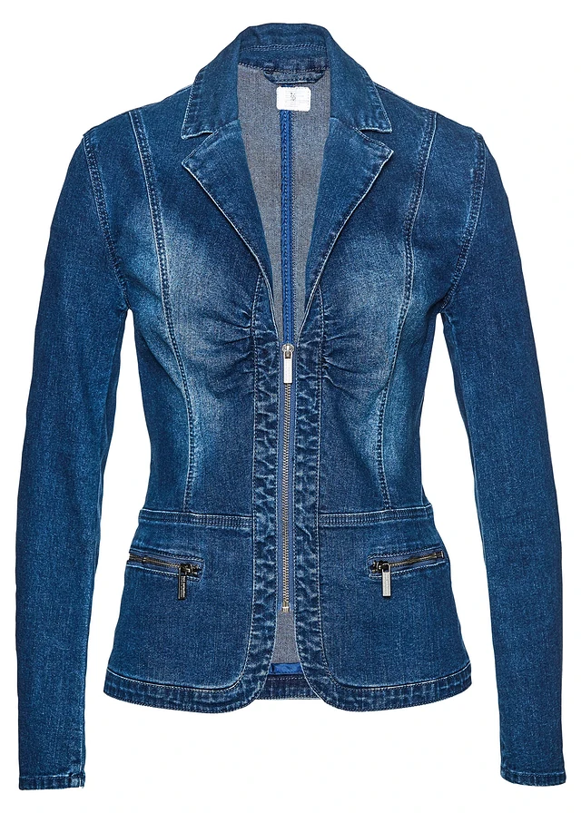 Spijkerjas, Kleur: blauw denim