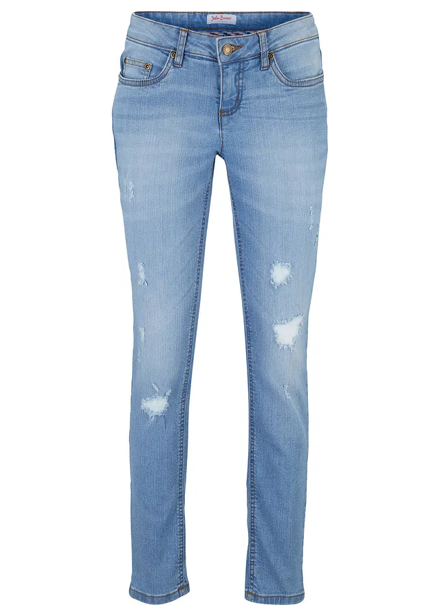 Blugi skinny stretch, mid waist