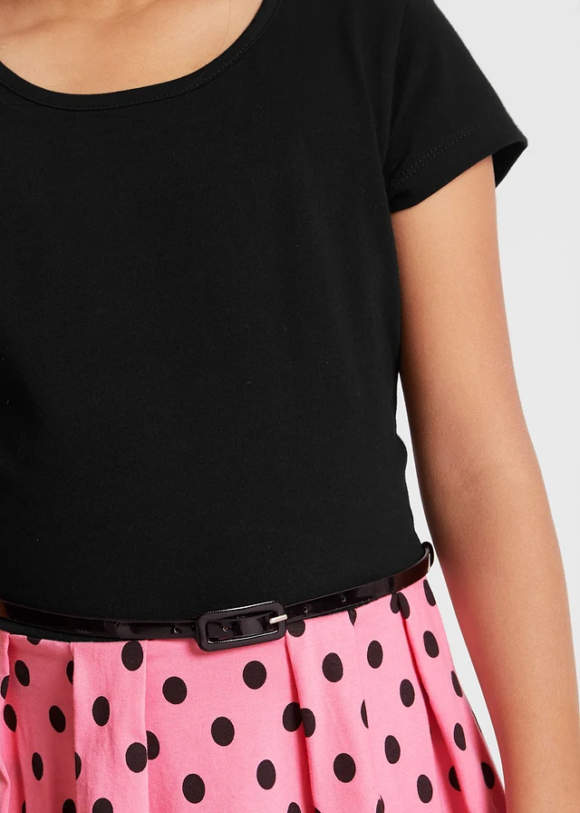 Robe en jersey • noir/rose vif • product-page.page-title-suffix