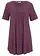 T-shirt in A-lijn, korte mouw, Kleur: vlierbes