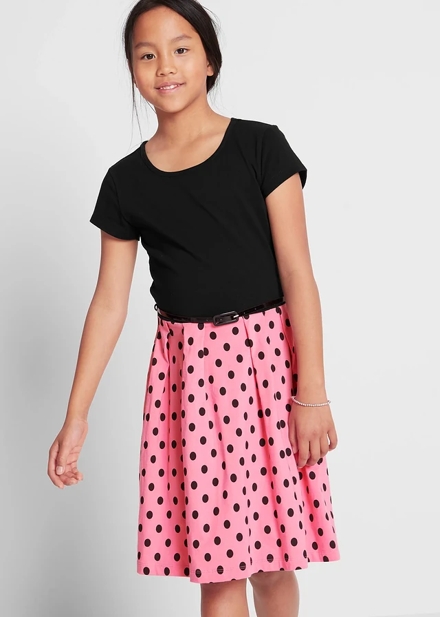 Robe en jersey • noir/rose vif • product-page.page-title-suffix