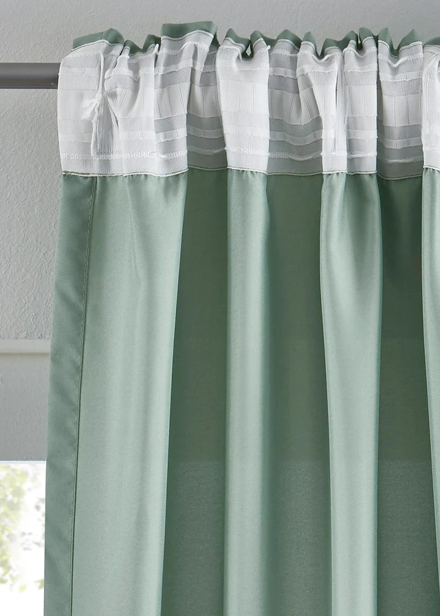 Lot de 2 rideaux en microfibre • vert tilleul • product-page.page-title-suffix