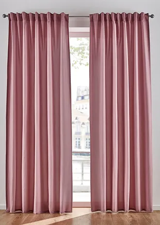 Lot de 2 rideaux en microfibre